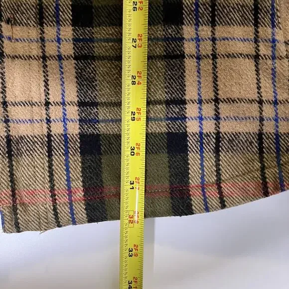 Weatherproof Vintage Shirt Jacket Mens Medium Plaid Flannel Button Up Workwear - Picture 8 of 16